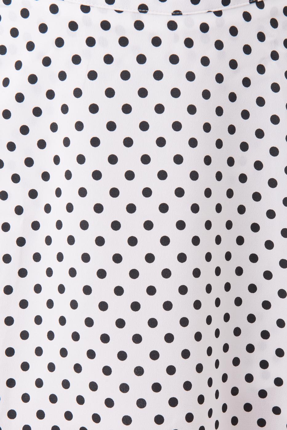 Bayan Beyaz Puantiyeli Mini Şort Etek