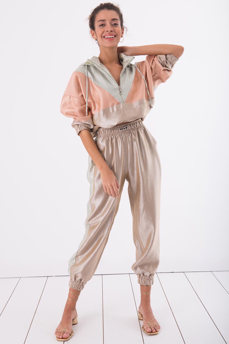 Bayan Bej Jogger Pantolon