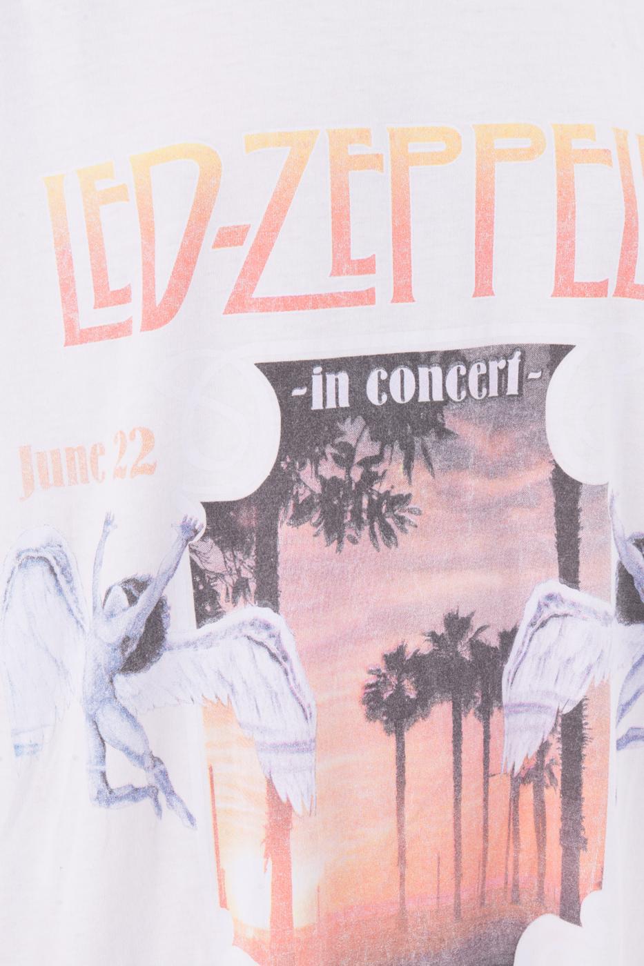 Bayan Beyaz Ön Baskı Detaylı Derin Yırtmaçlı Maksi Elbise