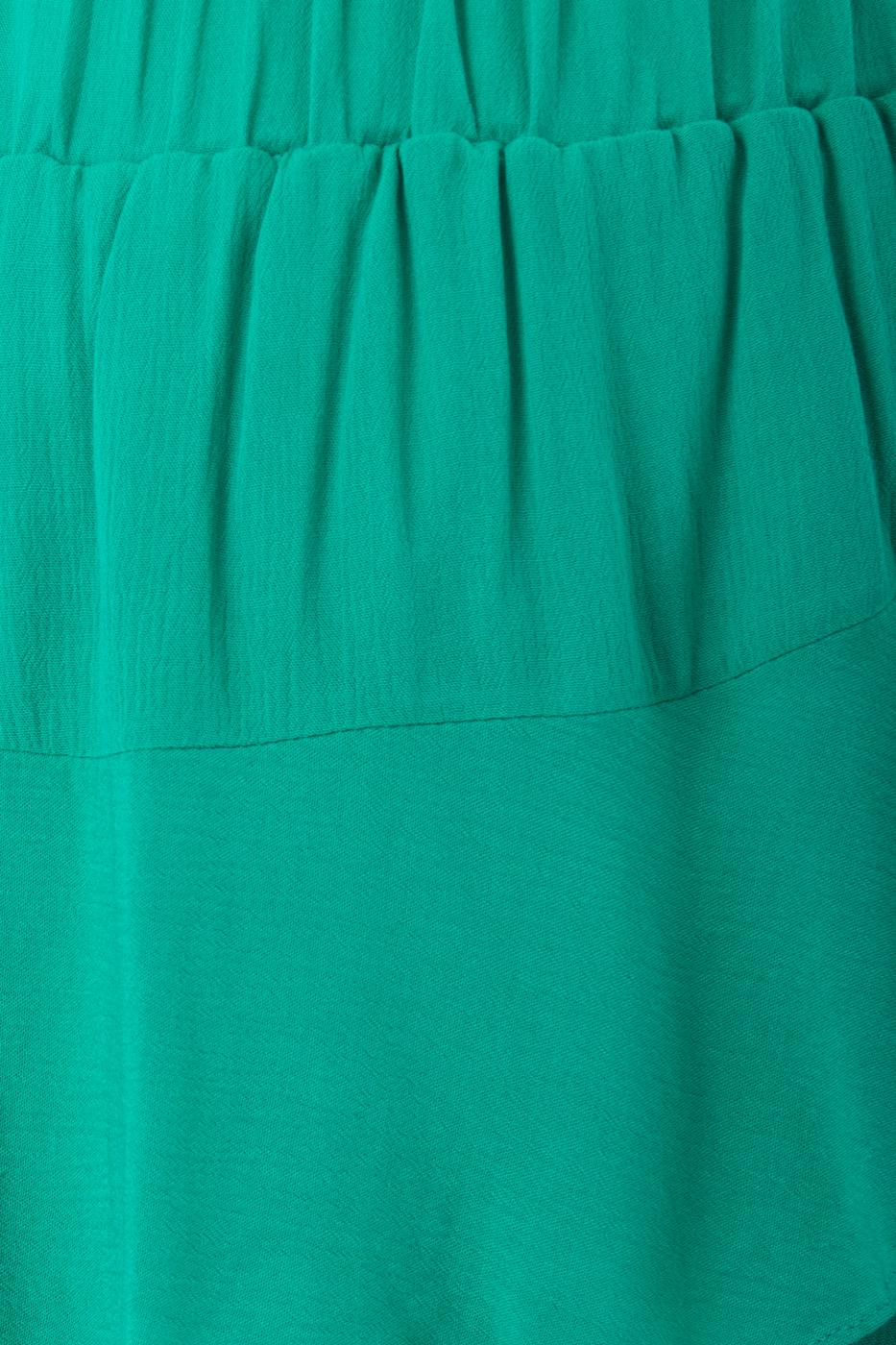 Bayan Yeşil Etek Görünümlü Şort