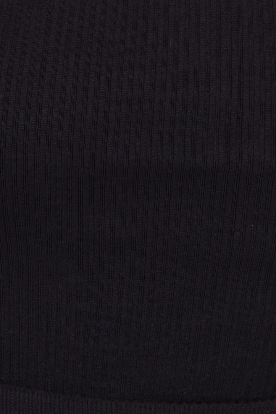 Bayan Siyah Sırt Dekolteli Kare Yaka Büstiyer