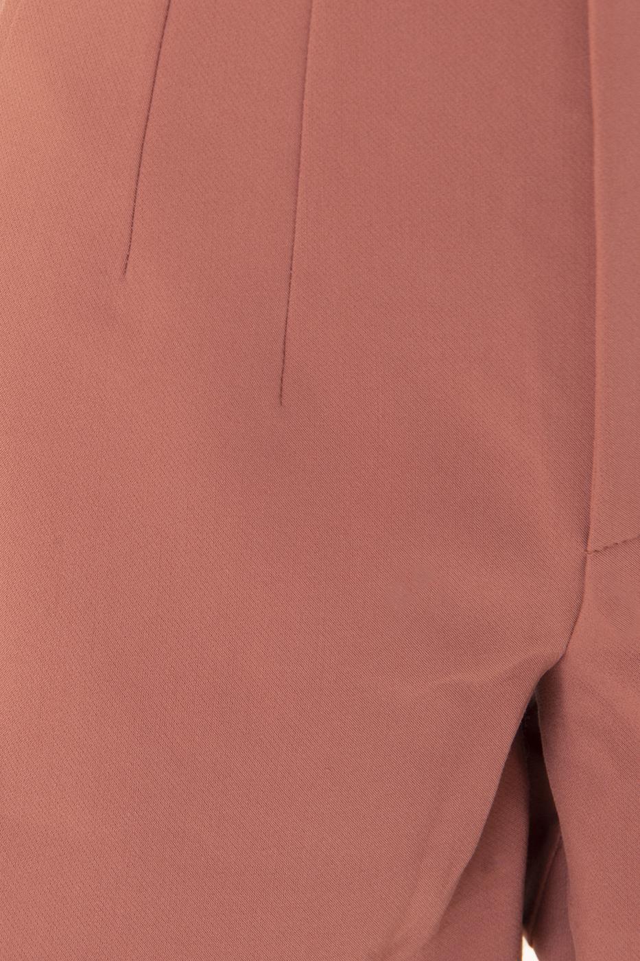 Bayan Pudra Yüksek Bel Mini Şort