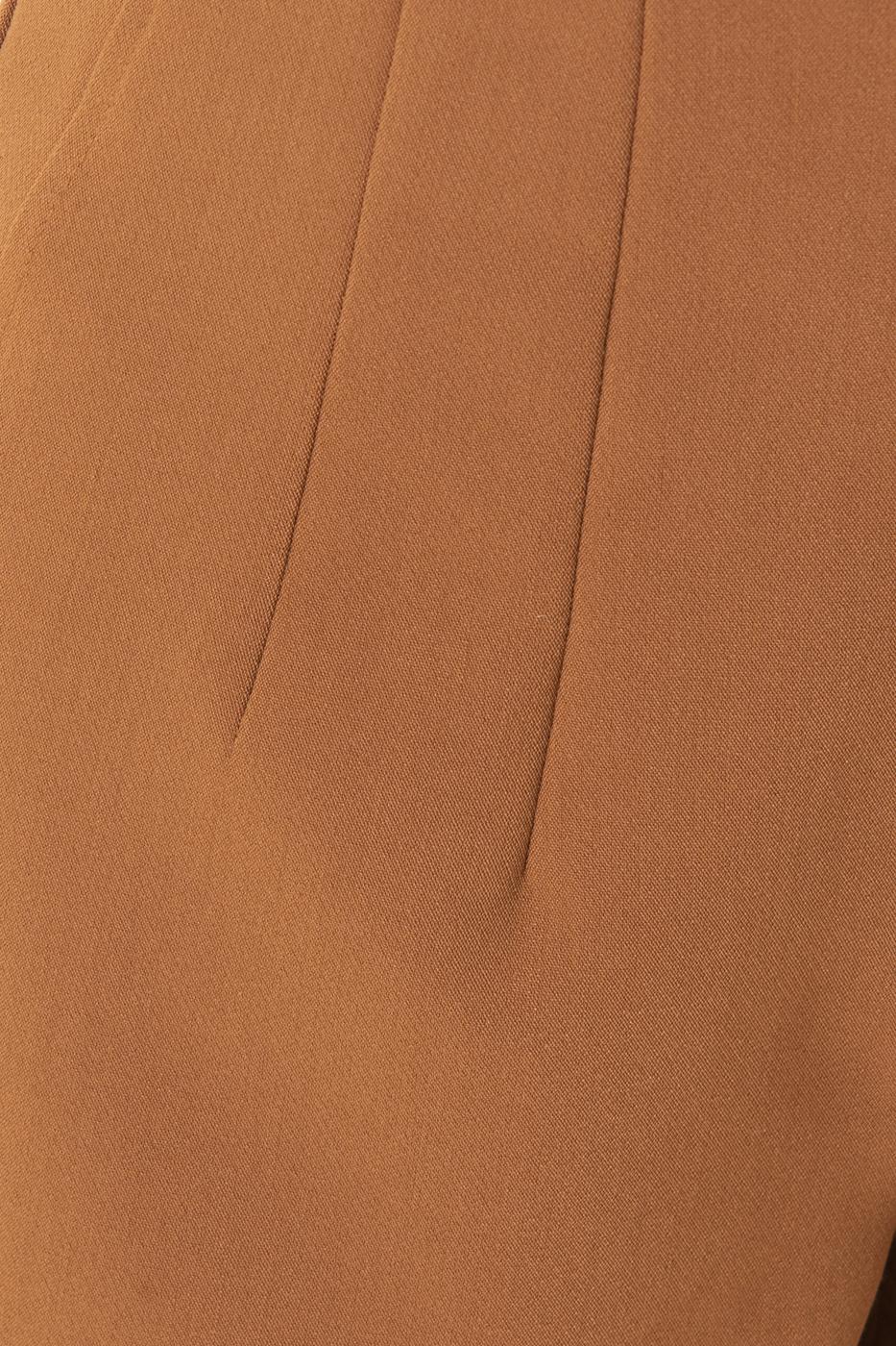 Bayan Kahverengi Yüksek Bel Mini Şort