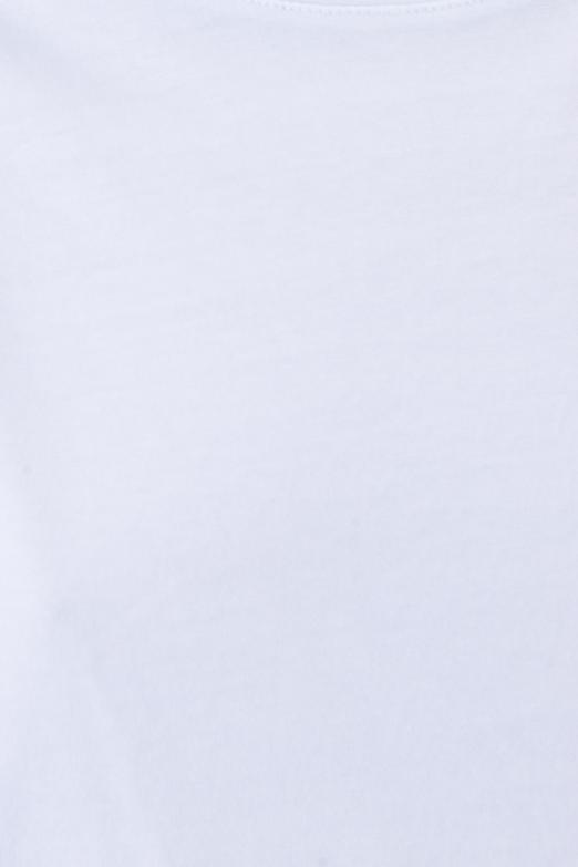 Bayan Mavi Kolsuz Yıkamalı Tişört - BSL