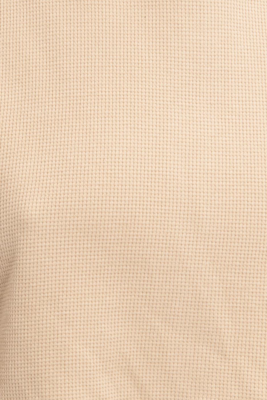 Bayan Bej Kolsuz Basic Bluz