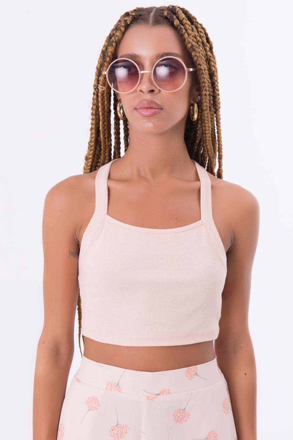 Bayan Pudra Askılı Crop Body