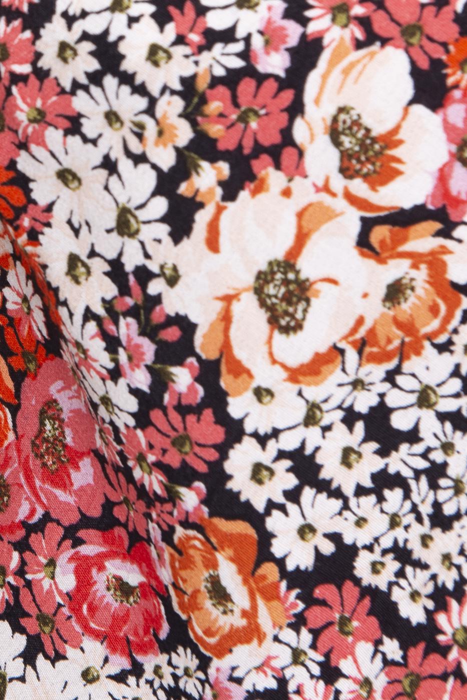 Bayan Oranj Degaje Yaka Askılı Bluz