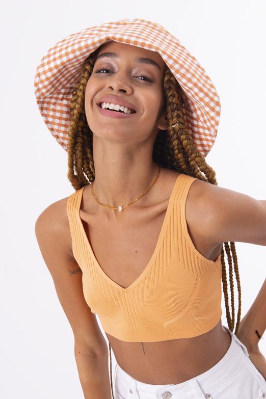 Bayan Somon Örgü Büstiyer - BSL