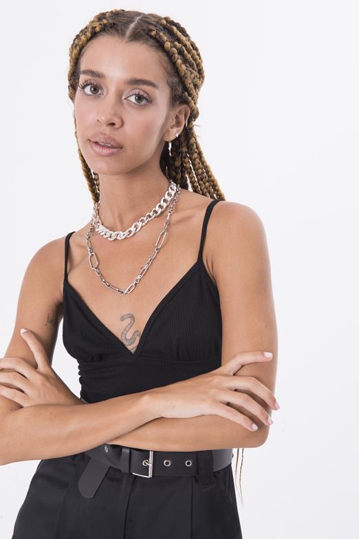 Bayan Siyah Askılı Büstiyer - BSL