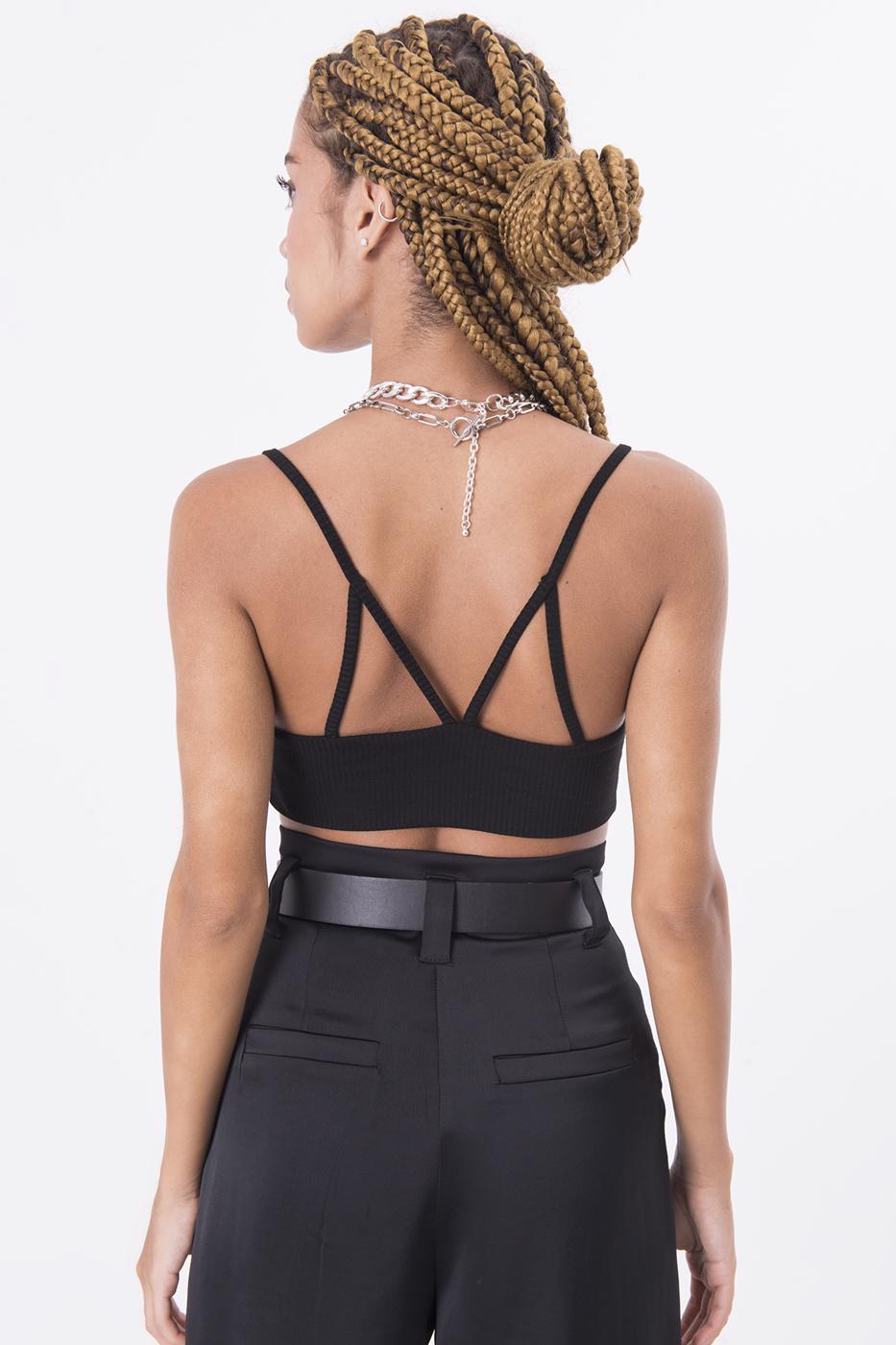 Bayan Siyah Askılı Büstiyer