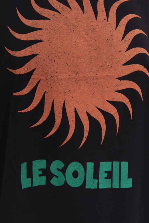 Bayan Siyah Ön Baskı Detaylı Kolsuz Tişört - BSL