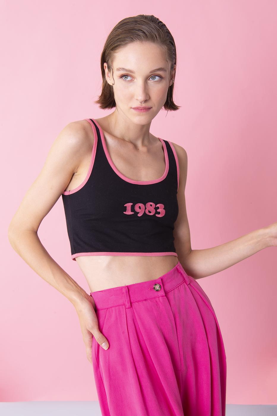 Bayan Siyah Nakış Detaylı Büstiyer