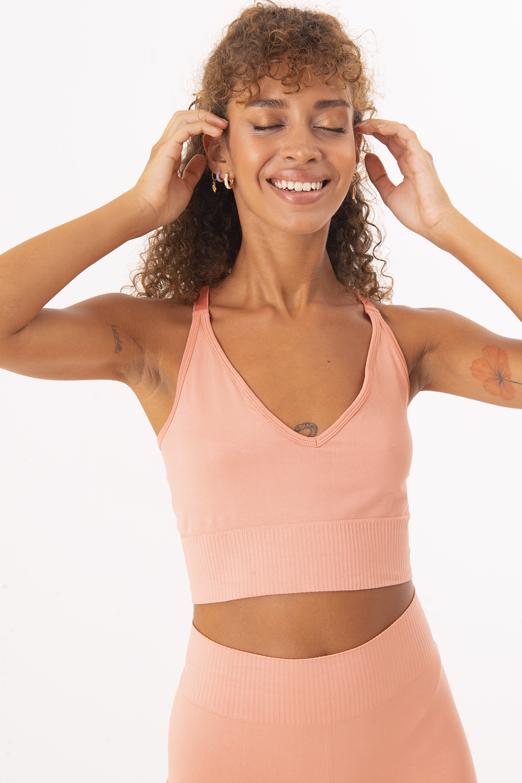 Bayan Somon Sırt Çapraz Bant Detaylı Büstiyer - BSL