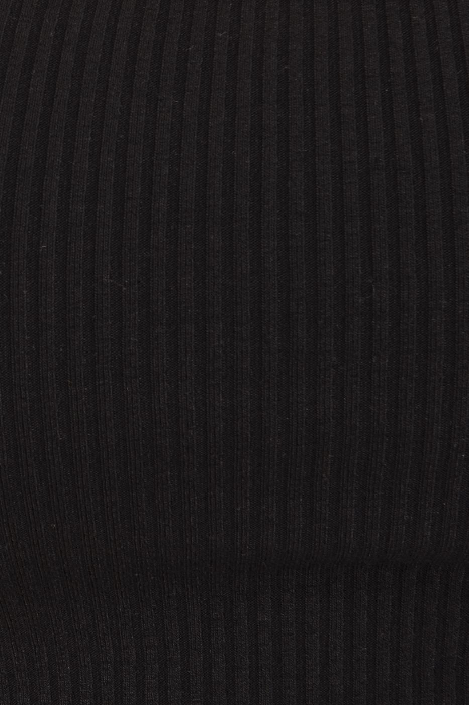 Bayan Siyah Kare Yaka Detaylı Büstiyer