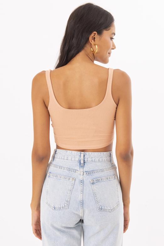 Bayan Somon Kare Yaka Detaylı Büstiyer - BSL