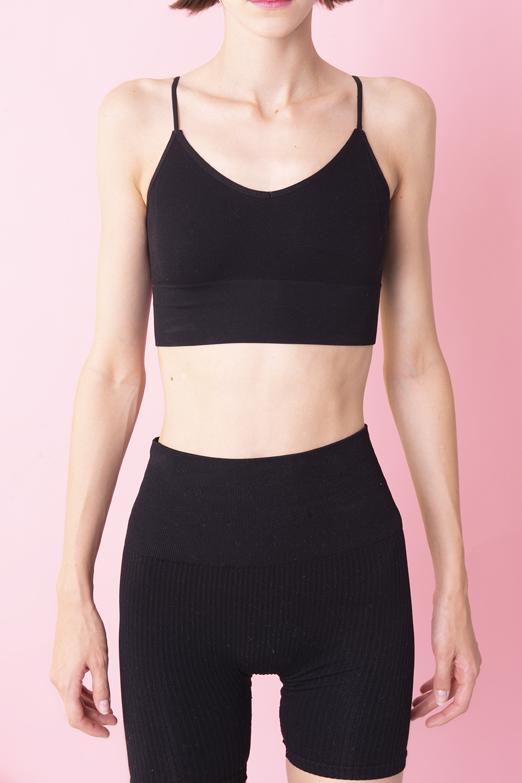 Bayan Siyah Askılı Büstiyer - BSL