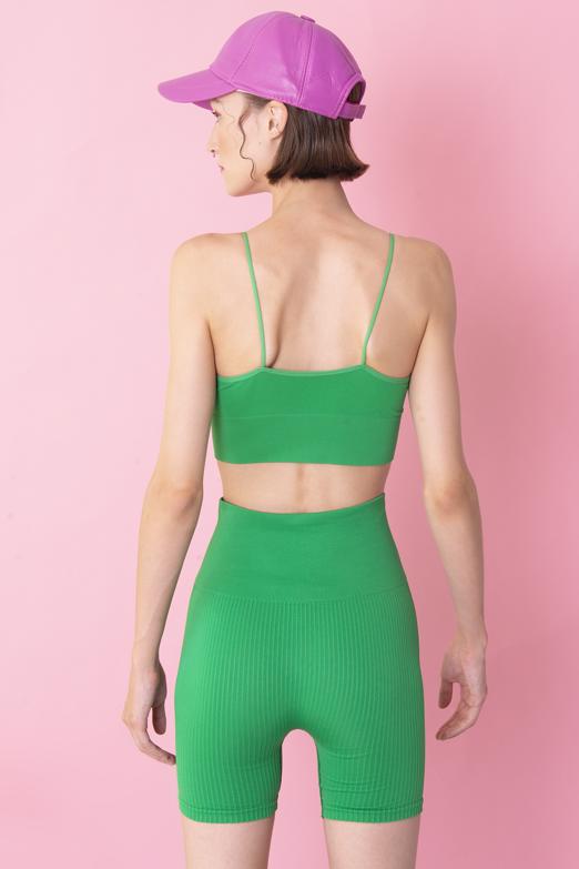 Bayan Yeşil Askılı Büstiyer - BSL