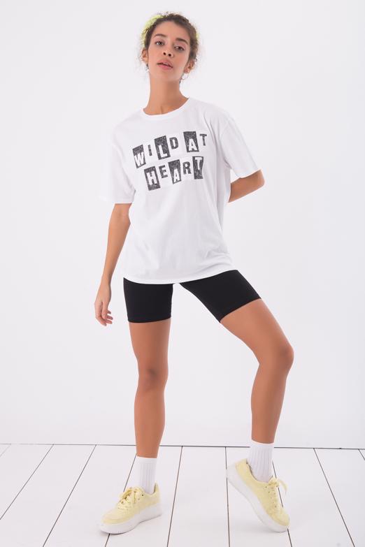 Bayan Siyah Bel Lastik Detaylı Kısa Şort - BSL