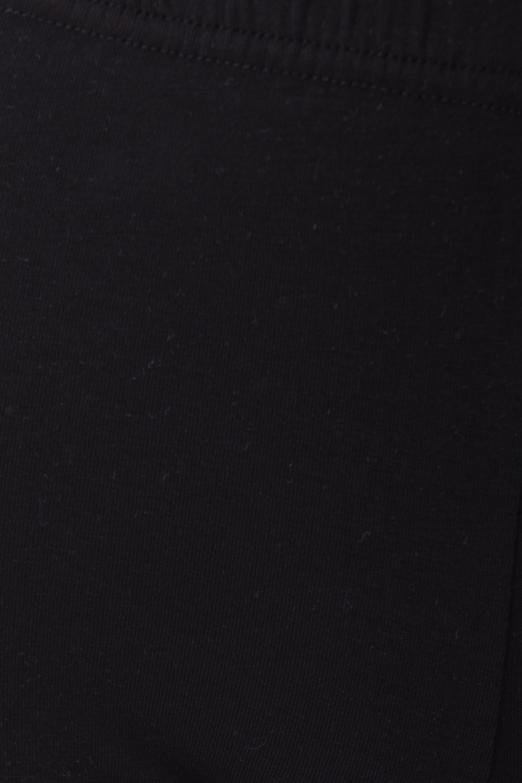 Bayan Siyah Bel Lastik Detaylı Kısa Şort - BSL