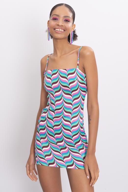 Bayan Multı Askılı Mini Elbise - BSL