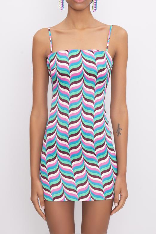 Bayan Multı Askılı Mini Elbise - BSL