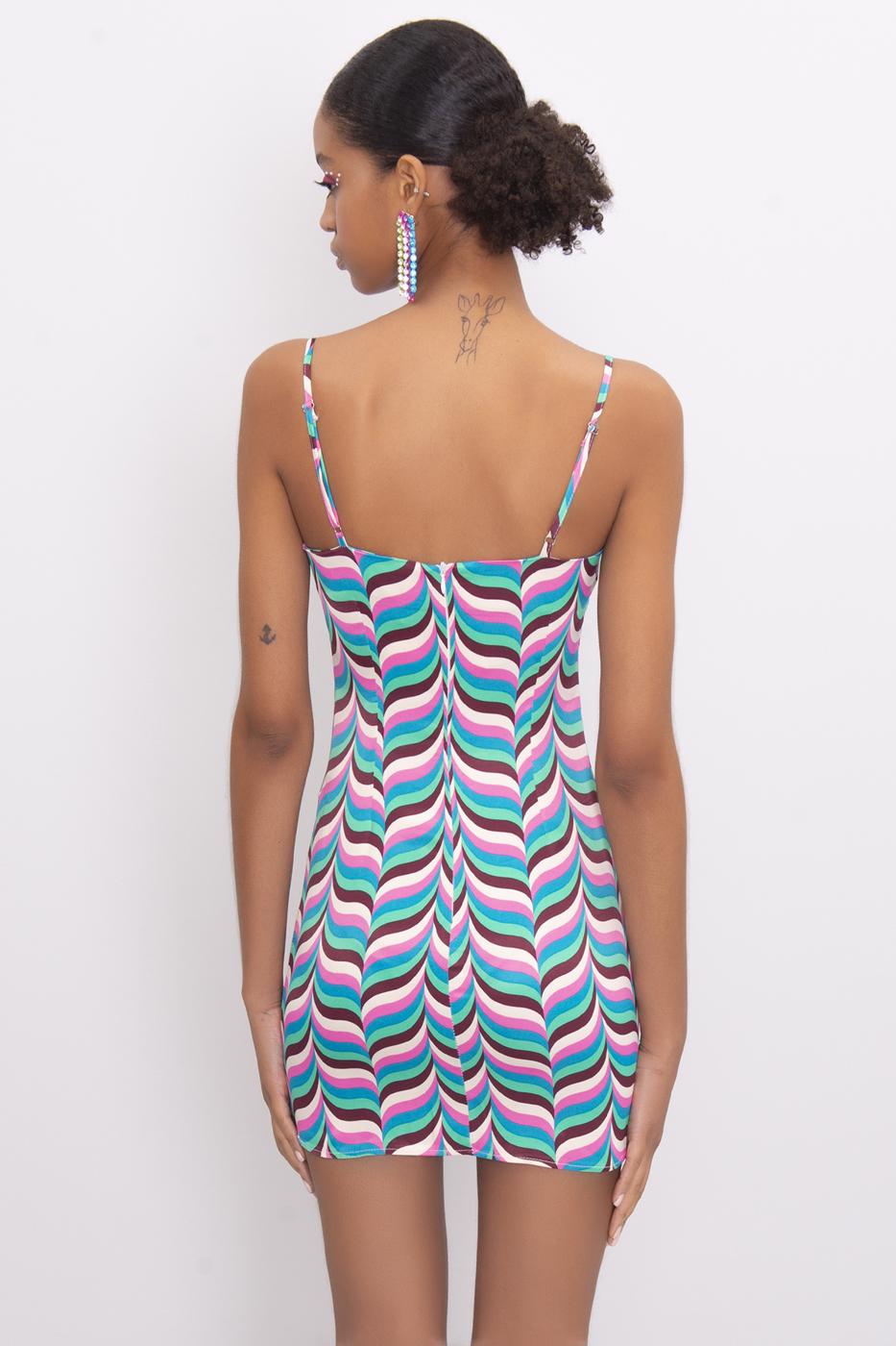 Bayan Multı Askılı Mini Elbise