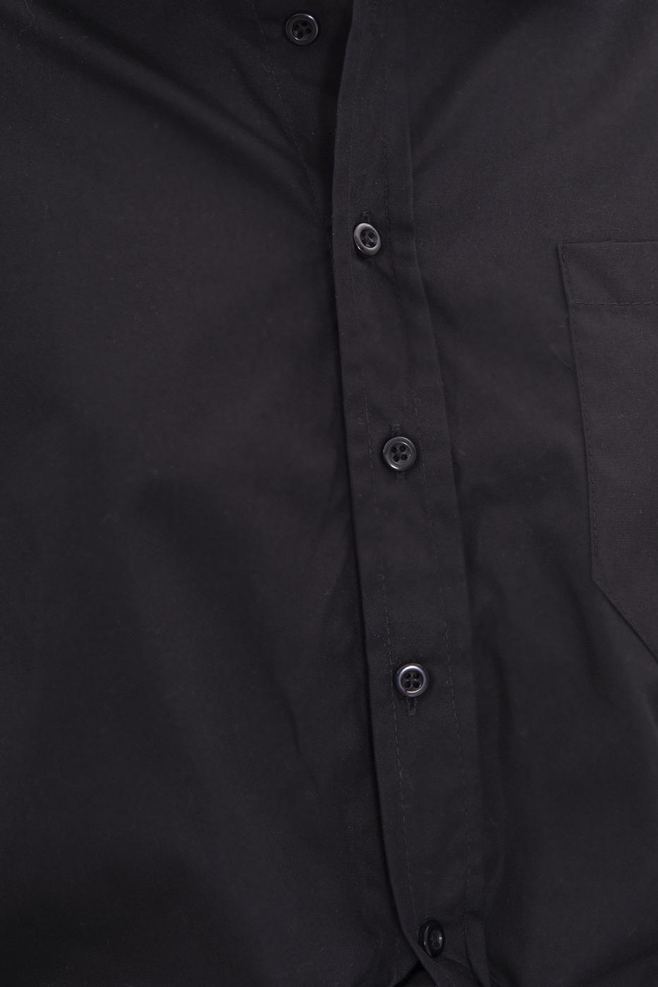 Bayan Siyah Rahat Poplin Gömlek