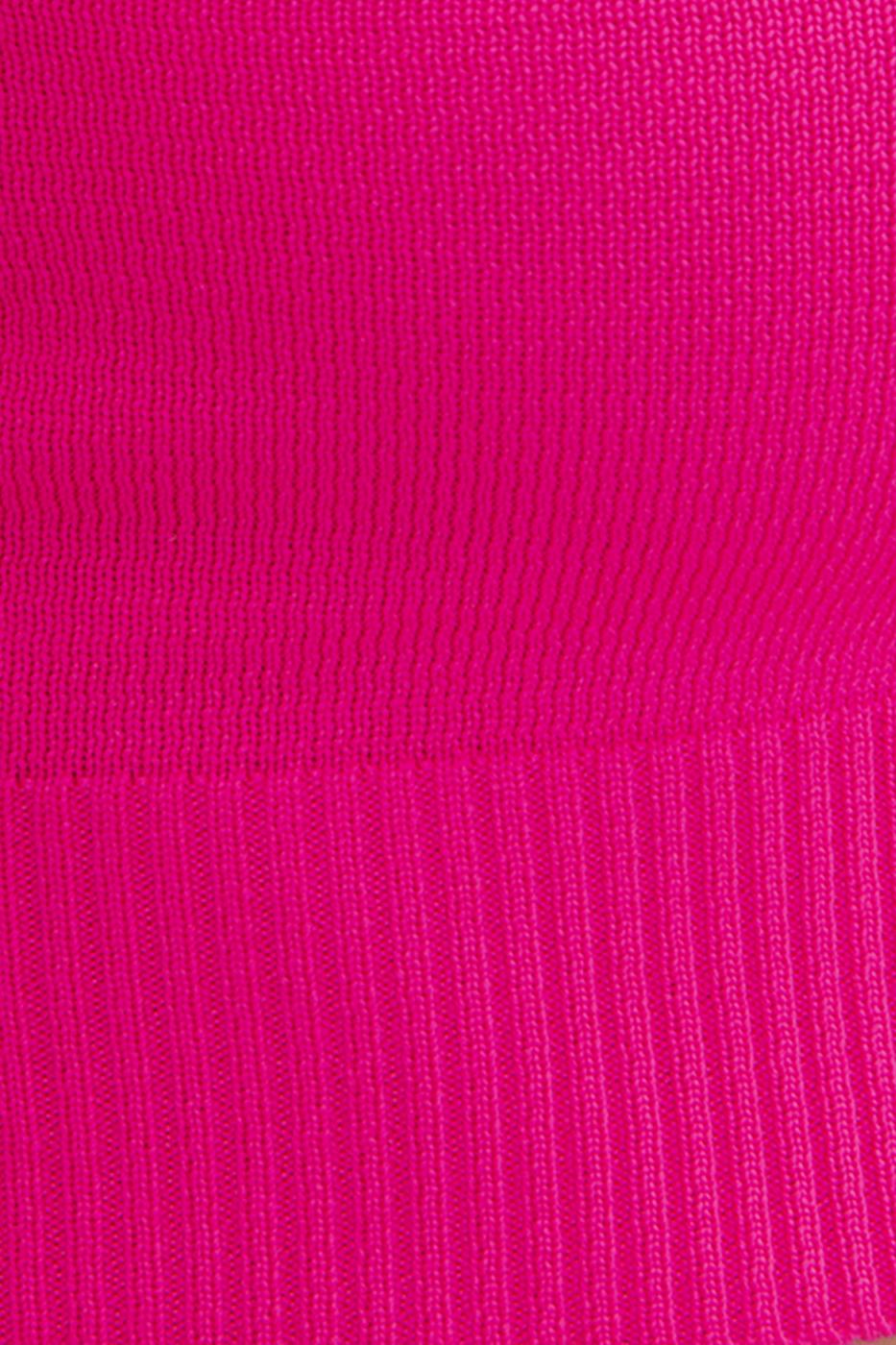 Bayan Fuşya Askılı Örgü Büstiyer