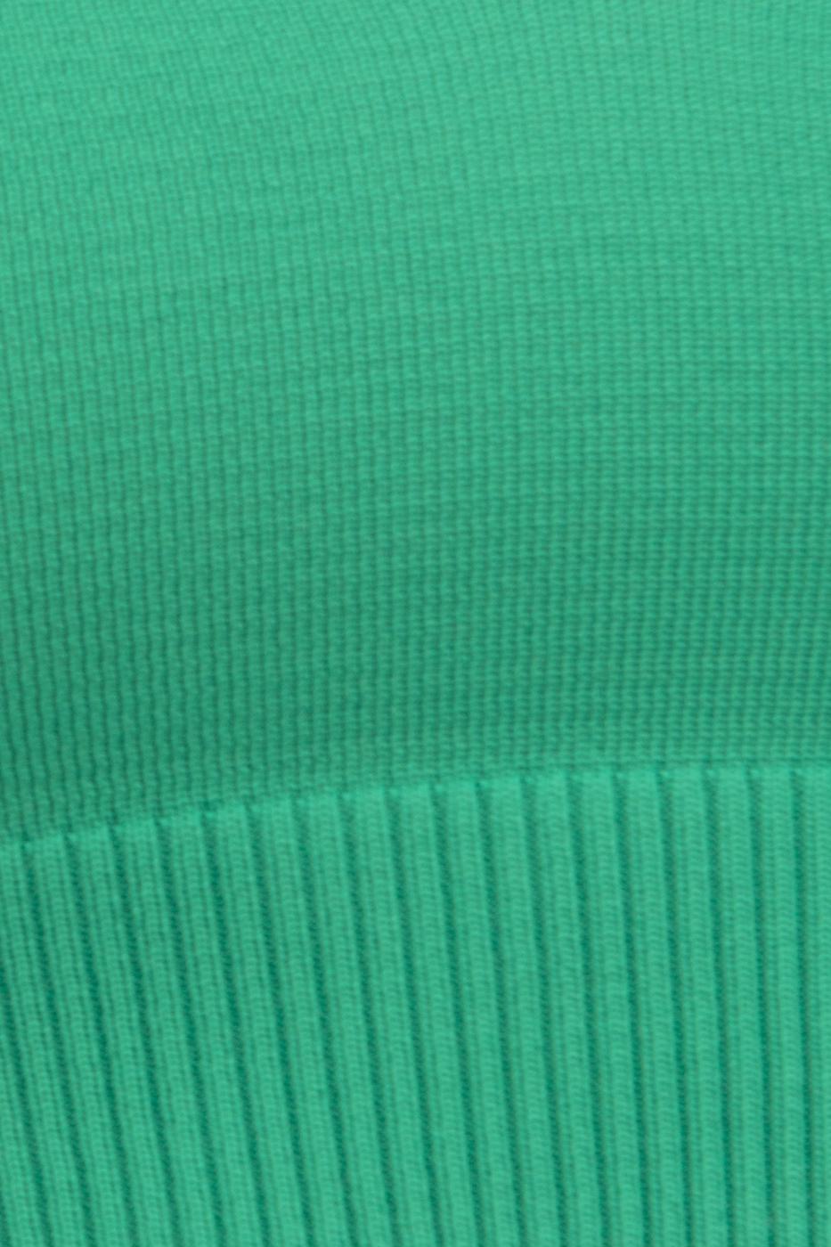 Bayan Yeşil Askılı Örgü Büstiyer