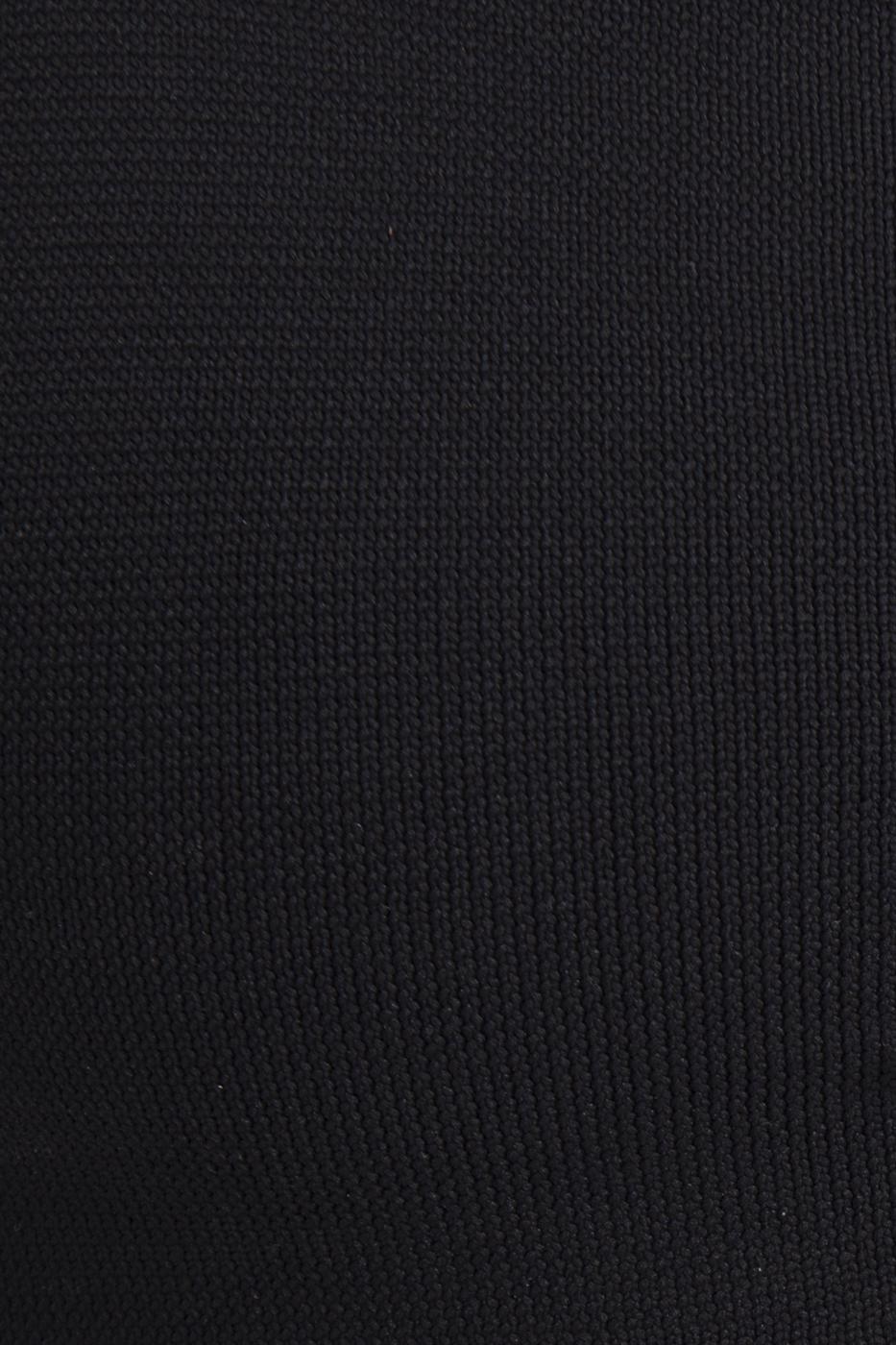 Bayan Siyah Kalın Askılı Örgü Büstiyer