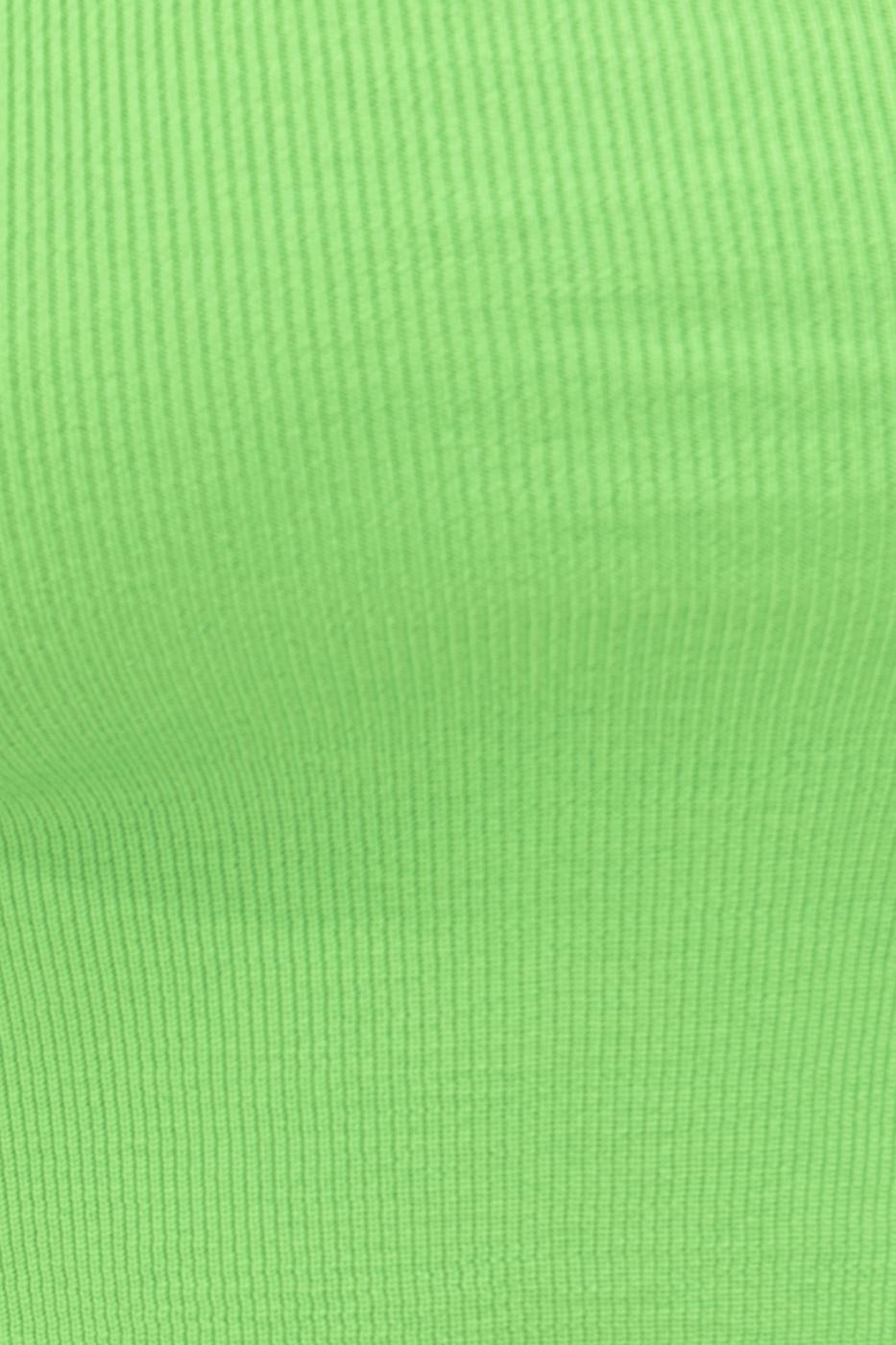 Bayan Yeşil Carmen Yaka Örgü Body