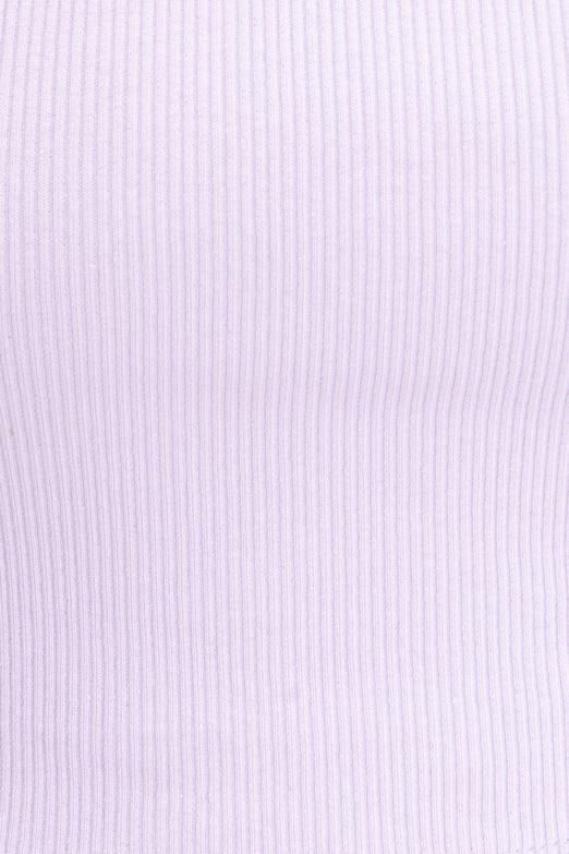 Bayan Lila Dik Yakalı Sırt Dekolte Detaylı Büstiyer - BSL