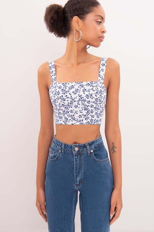 Bayan Beyaz Kalın Askılı Büstiyer - BSL