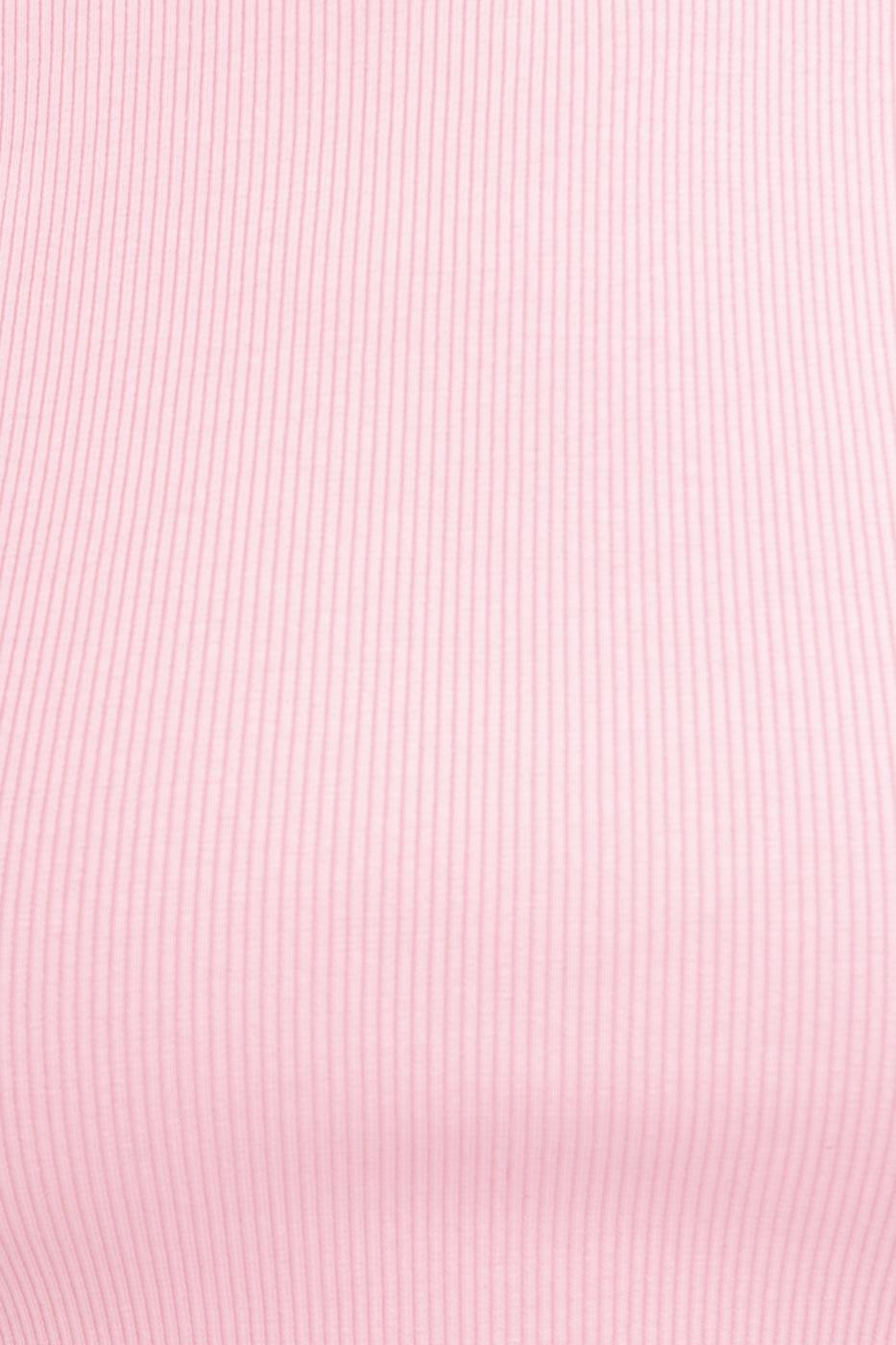 Bayan Pembe Sırt Pencereli Crop Body