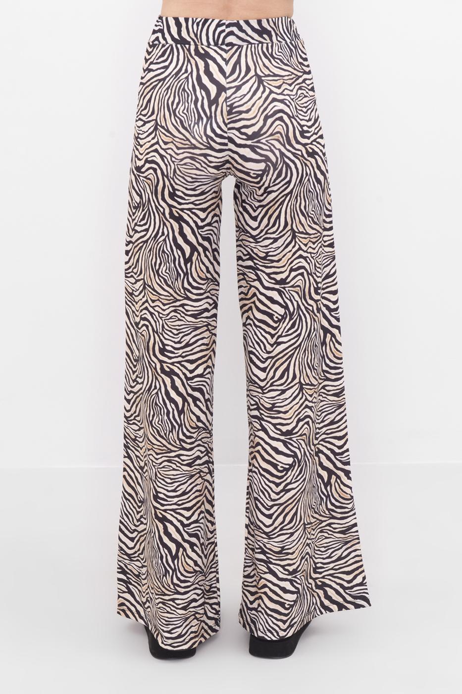 Bayan Beyaz Bol Paça Pantolon