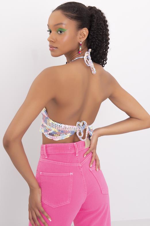 Bayan Multı Bağcıklı Örgü Büstiyer - BSL