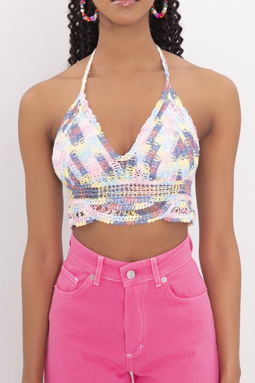 Bayan Multı Bağcıklı Örgü Büstiyer - BSL