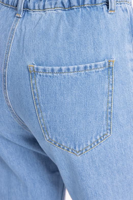 Bayan Mavi Baggy Denim Pantolon - BSL