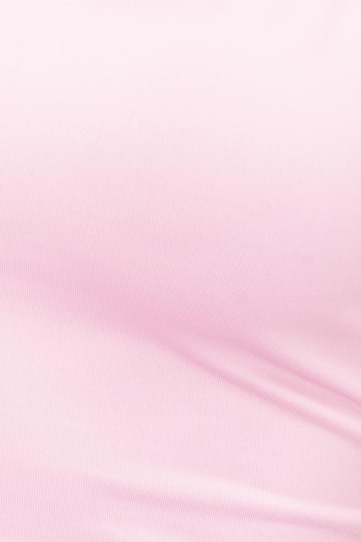 Bayan Pembe Tek Omuz Askılı Crop Body - BSL