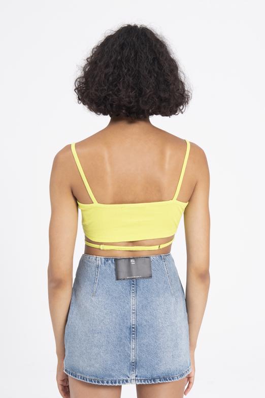 Bayan Yeşil Askılı Büstiyer - BSL