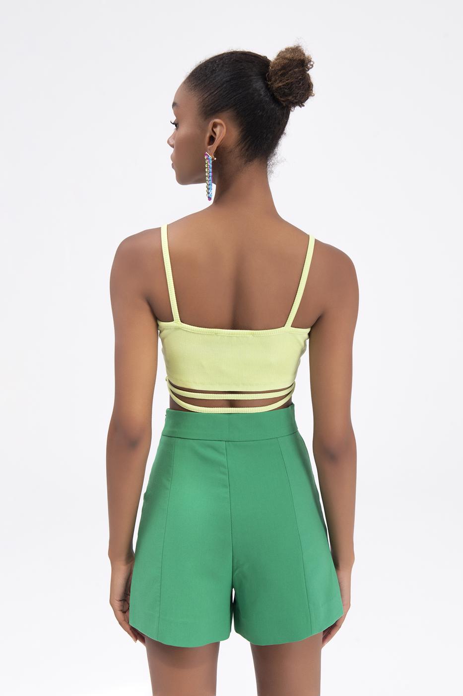 Bayan Yeşil Askılı Büstiyer