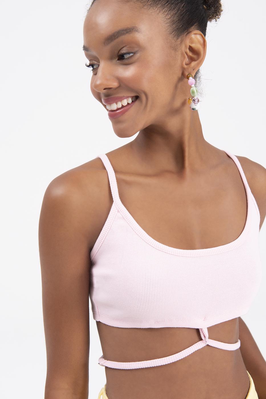 Bayan Pembe Askılı Büstiyer