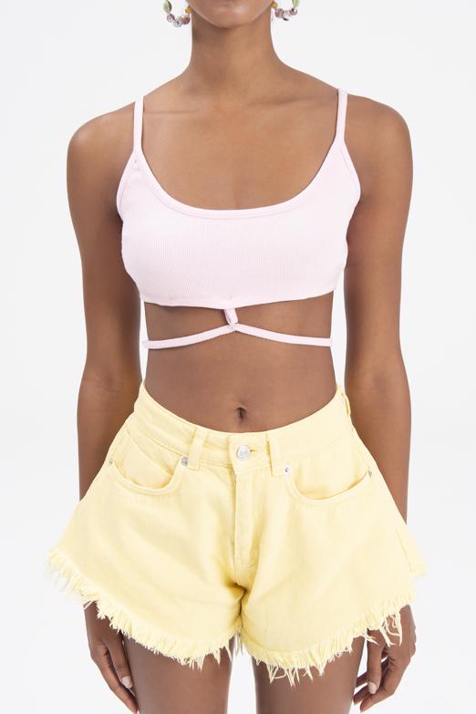 Bayan Pembe Askılı Büstiyer - BSL