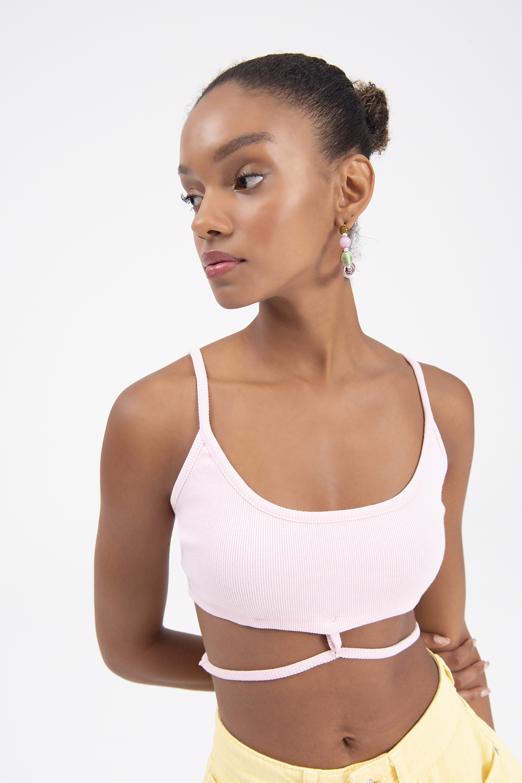 Bayan Pembe Askılı Büstiyer - BSL