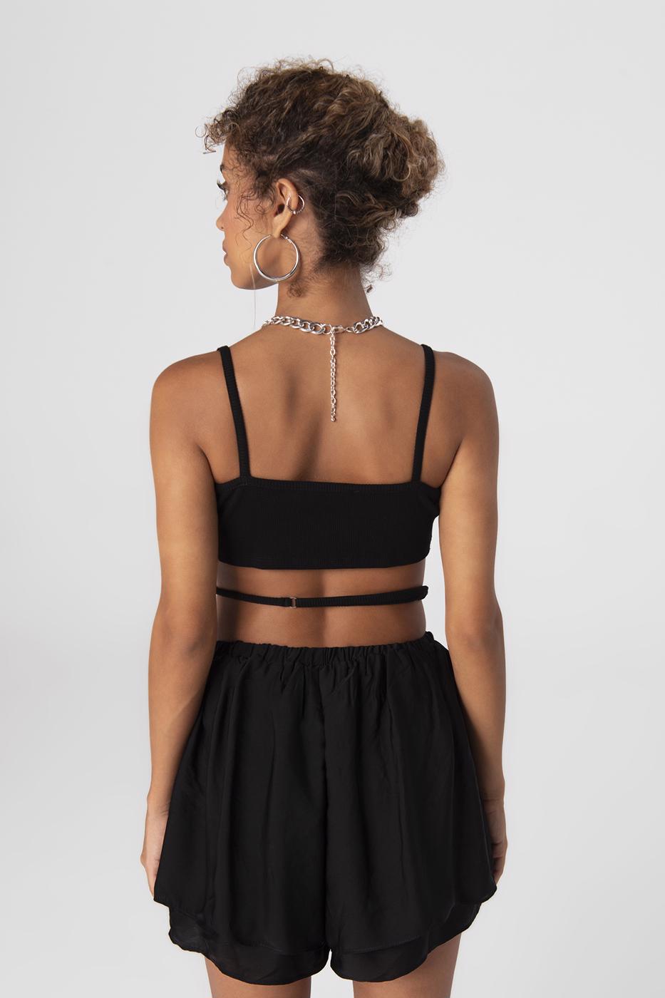 Bayan Siyah Askılı Büstiyer