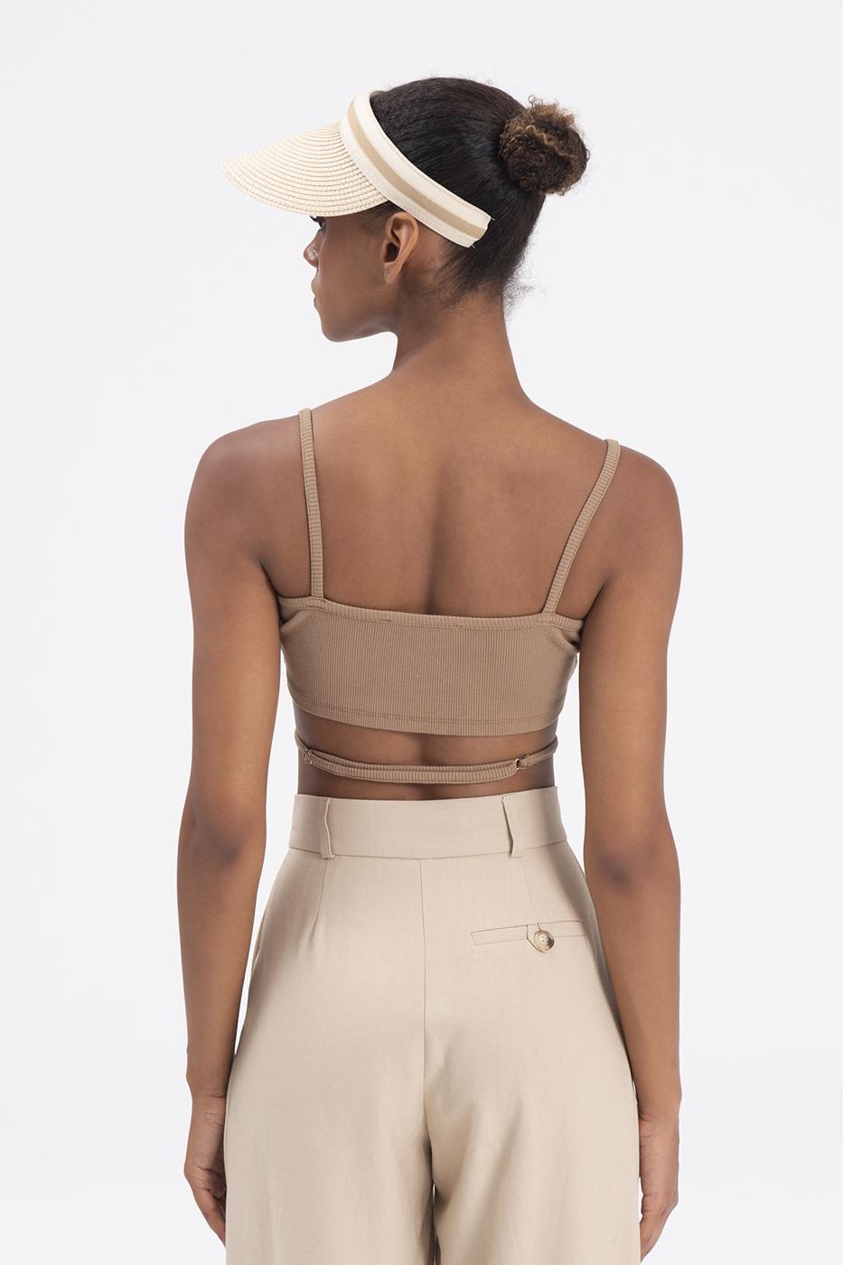 Bayan Kahverengi Askılı Büstiyer