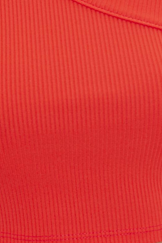 Bayan Kırmızı Tek Omuz Askılı Crop Body - BSL