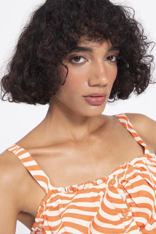 Bayan Oranj Askılı Büstiyer - BSL