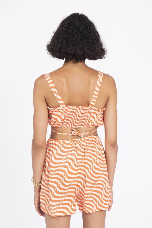 Bayan Oranj Askılı Büstiyer - BSL