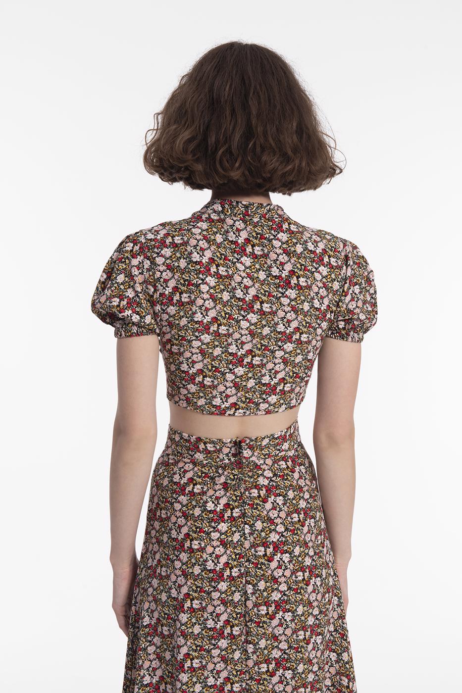 Bayan Multı Bağlamalı Crop Bluz